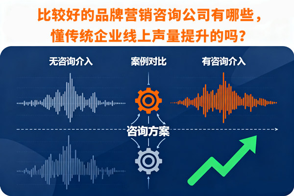 比較好的品牌營(yíng)銷(xiāo)咨詢公司有哪些，懂傳統(tǒng)企業(yè)線上聲量提升的嗎？