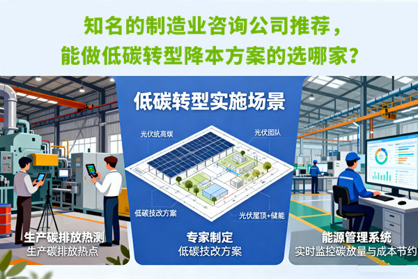 知名的制造業(yè)咨詢公司推薦，能做低碳轉(zhuǎn)型降本方案的選哪家？