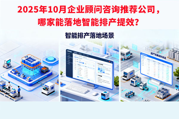 2025年10月企業(yè)顧問(wèn)咨詢推薦公司，哪家能落地智能排產(chǎn)提效？